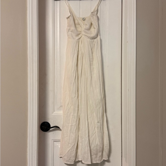Aerie Cream Backless Maxi Dress - Picture 3 of 4